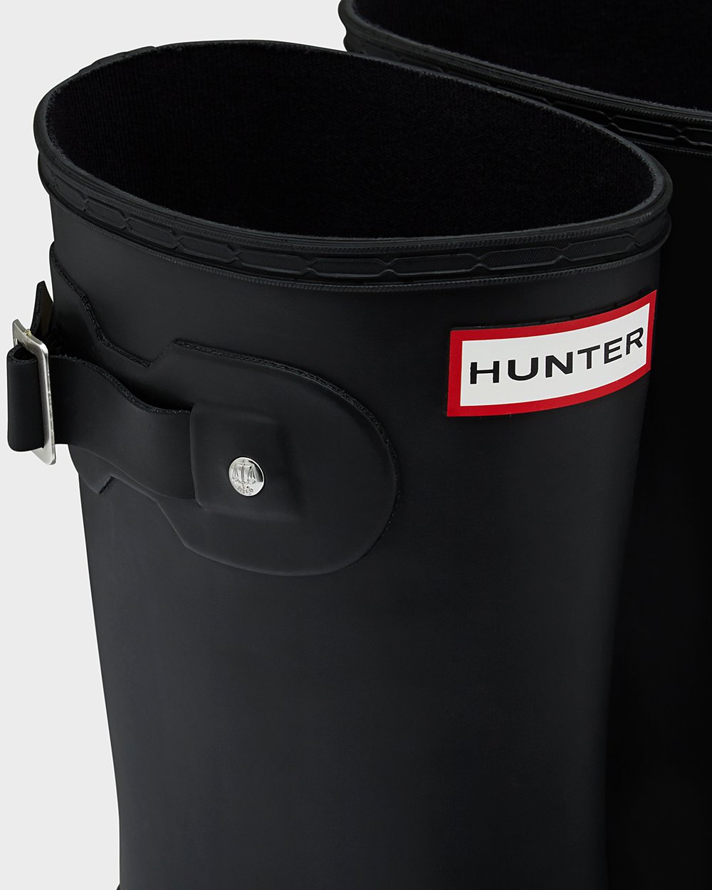 Womens Hunter Short Rain Boots Black - Original Tour Foldable - 6714259-HQ